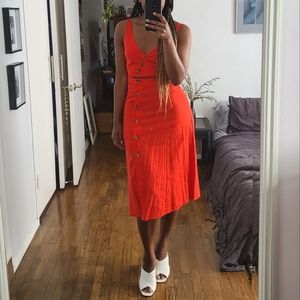 Farm Rio Red dress (Brasilian size P/ US size S) NWOT